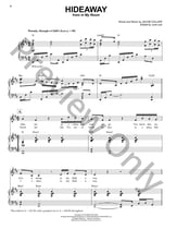 Hideaway piano sheet music cover